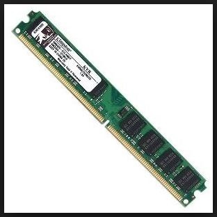 Memória DIM 1GB DDR2 667 Kingston