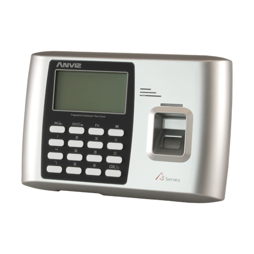 Terminal de Controlo de Presença ANVIZ - Impressões digitais, cartões RFID e teclado