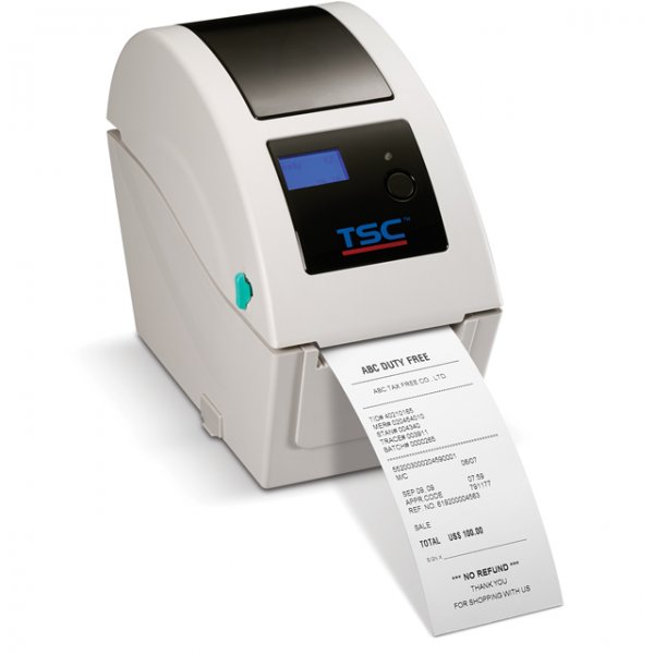 Impressora Térmica Direta de Etiquetas TSC TDP-225, LCD, 203 dpi, 5 ips, USB, Ethernet (sem RS232)